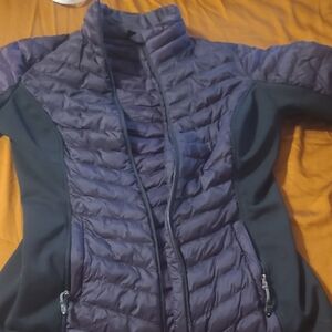 32 Degrees Women's Dark Purple Puffer Jacket